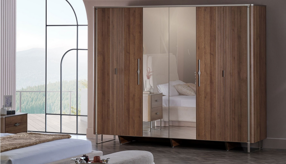 Mirante 6-Door Bedroom Set