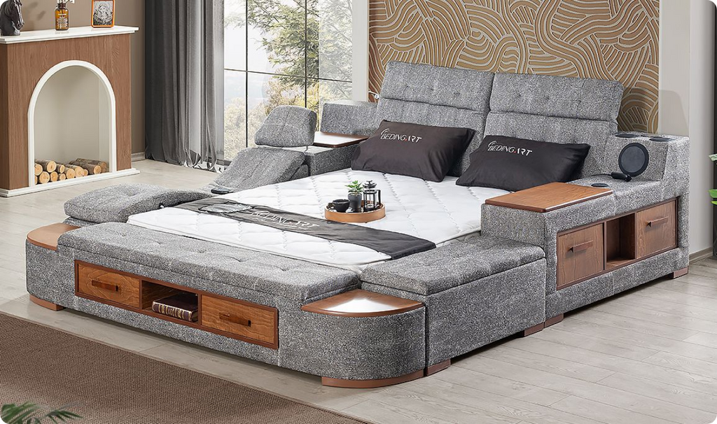 Luxe Life Grey Bed