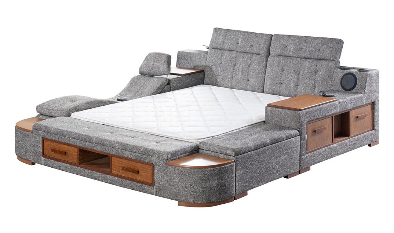 Luxe Life Grey Bed
